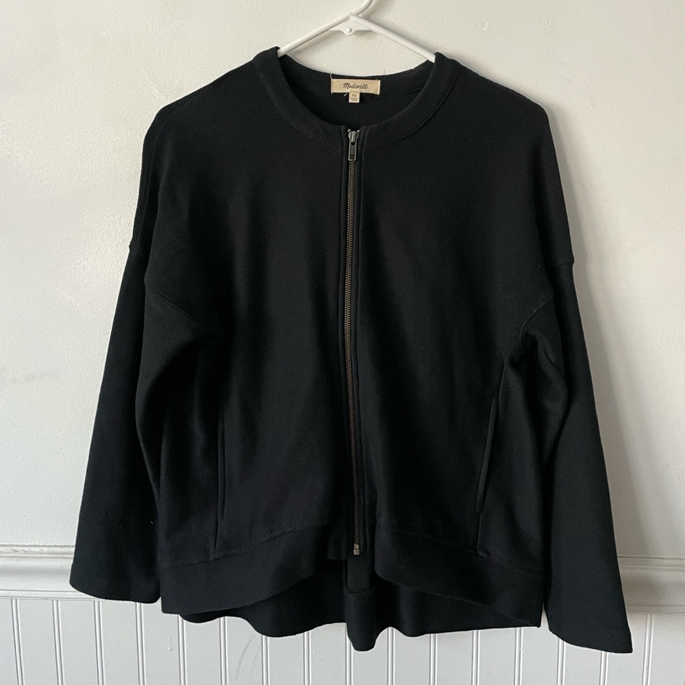 Madewell zip up cardigan